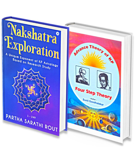 Nakshatra Exploration : A Unique Exponent of KP Astrology Based on Research Study + “Bundle with” + Advance Theory of KP : Four Step Theory | Set of 2 Books | Nakshatra Exploration : A Unique Exponent of KP Astrology Based on Research Study + “Bundle with” + Advance Theory of KP : Four Step Theory | Set of 2 Books |