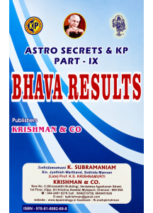 Astro Secrets and KP Part - IX - Bhava Results | English | Krishman & Co. |