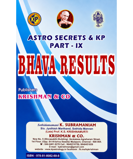 Astro Secrets and KP Part - IX - Bhava Results | English | Krishman & Co. |