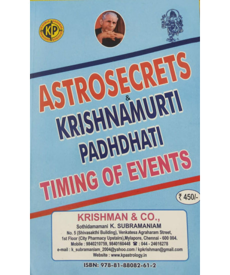 Astro Secrets and Krishnamurti Padhdhati (Part - VII) - Timing of Events | English | Krishman & Co. | Astro Secrets and Krishnamurti Padhdhati (Part - VII) - Timing of Events | English | Krishman & Co. |