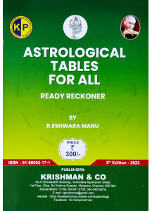 Astrological Tables for All - KP | English | Ready Reckoner | Latest Edition |