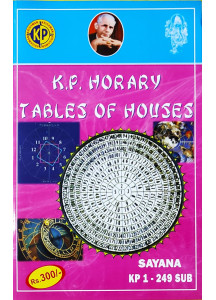 KP Horary Table of Houses | English | Sayana (KP1 to 249) | Based on Krishnamurti Padhdhati | 