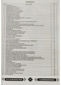 KP & Astrology 2025 | KP Year Book 2025 |