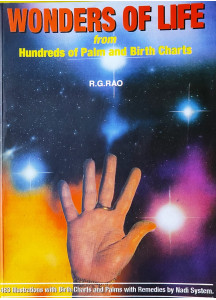 WONDERS OF LIFE from Hundreds of Palm and Birth Charts | English | Semi Old Book | Original Edition | R.G. RAO |