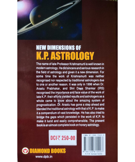 New Dimensions of K.P. Astrology | English | Arastu Prabhakar |