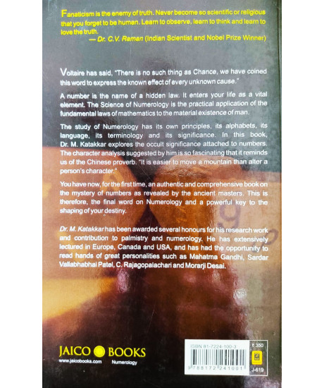 Miracles of Numerology (English) by Dr. M. Katakkar Miracles of Numerology (English) by Dr. M. Katakkar