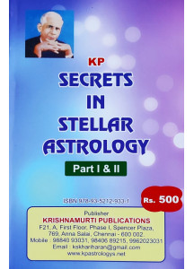 SECRETS IN STELLAR ASTROLOGY - KP  | PART I & II | LATEST EDITION | KRISHNAMURTI PUBLICATIONS | 