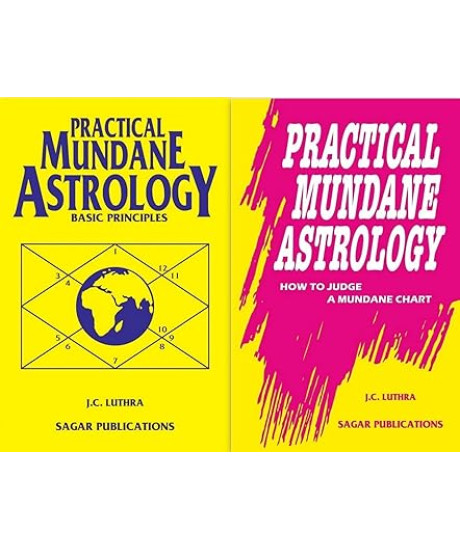 Practical Mundane Astrology (Set of 2 Vol.) | English | J C Luthra | 