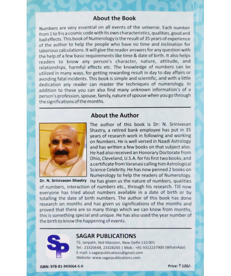 School of Numerology | English | Dr. N. Srinivasan Shastry | School of Numerology | English | Dr. N. Srinivasan Shastry |